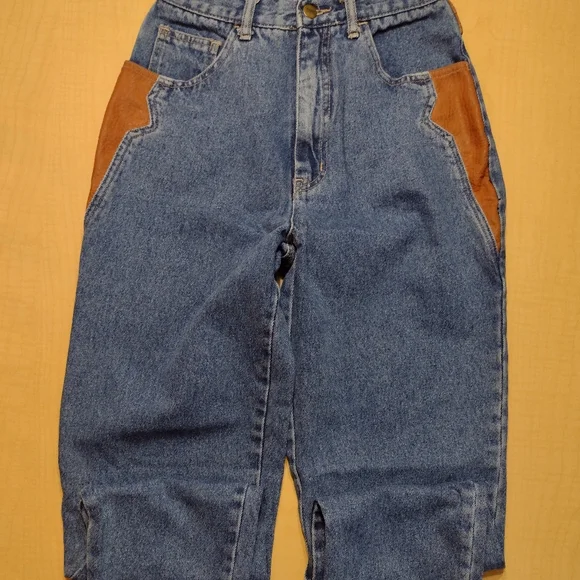 Vintage Retro 1980s Stefano International Western Denim Jeans - Picture 4 of 11